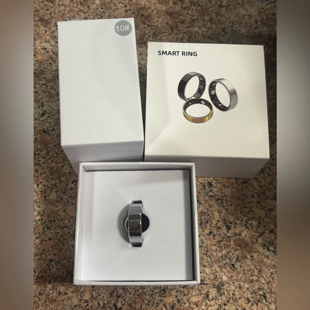 Smart Ring 3-Pack in Black, Silver & Gold